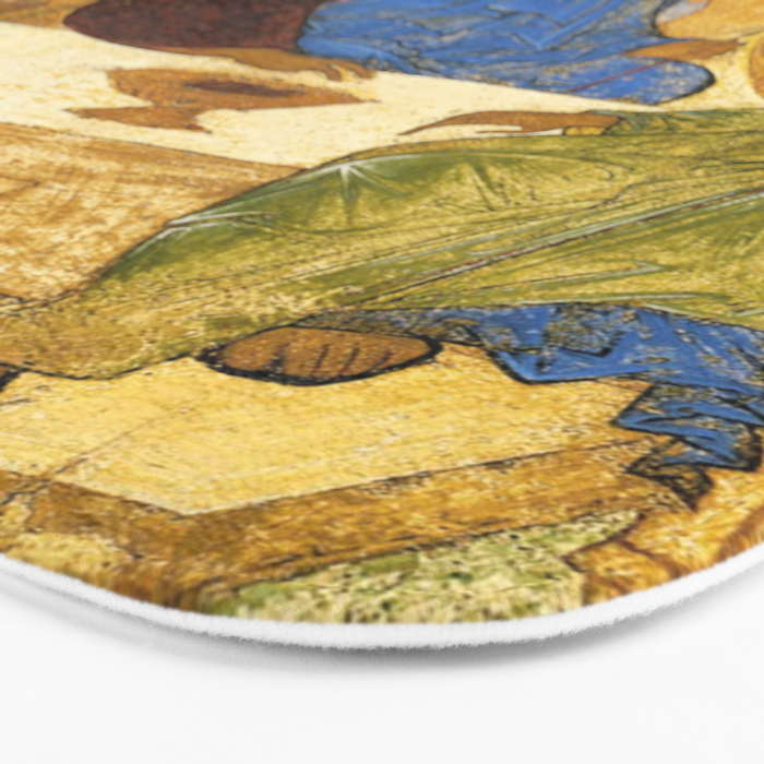 The Holy Trinity By Andrei Rublev Bath Mat Gallery Image 3