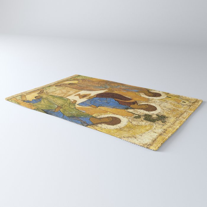 The Holy Trinity By Andrei Rublev Rug Gallery Image 3