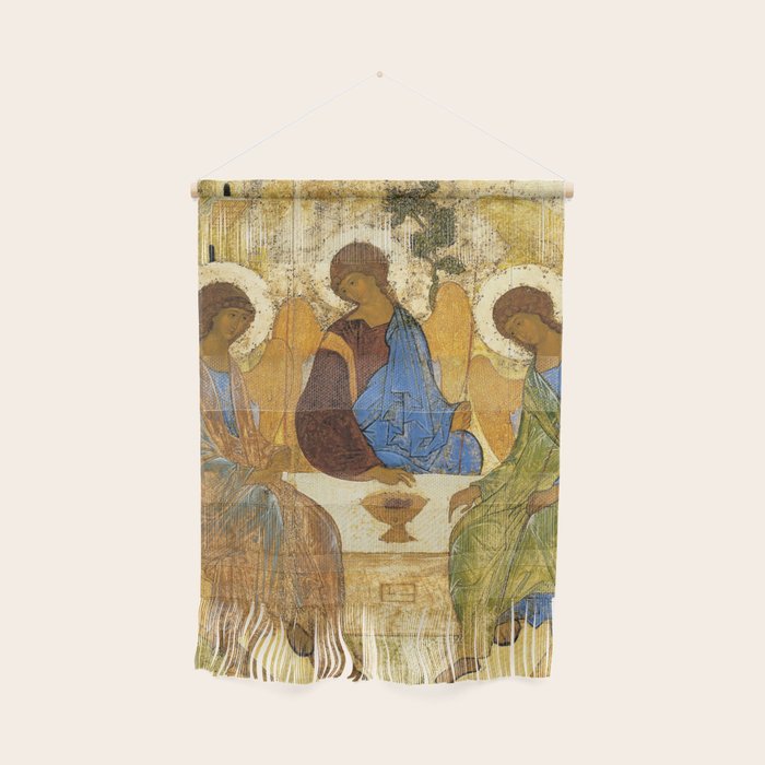 The Holy Trinity By Andrei Rublev Wall Hanging Gallery Image 1
