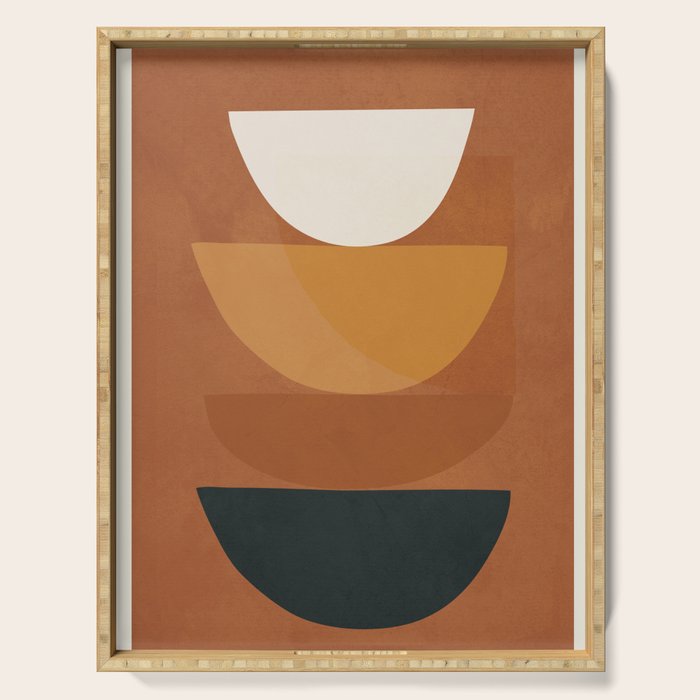 Abstract Style 04 Serving Tray Gallery Image 1