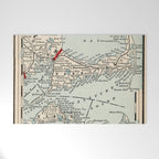 Vintage Cape Cod Map (1893) Welcome Mat Gallery Image 1
