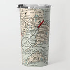 Vintage Cape Cod Map (1893) Travel Mug Gallery Image 3