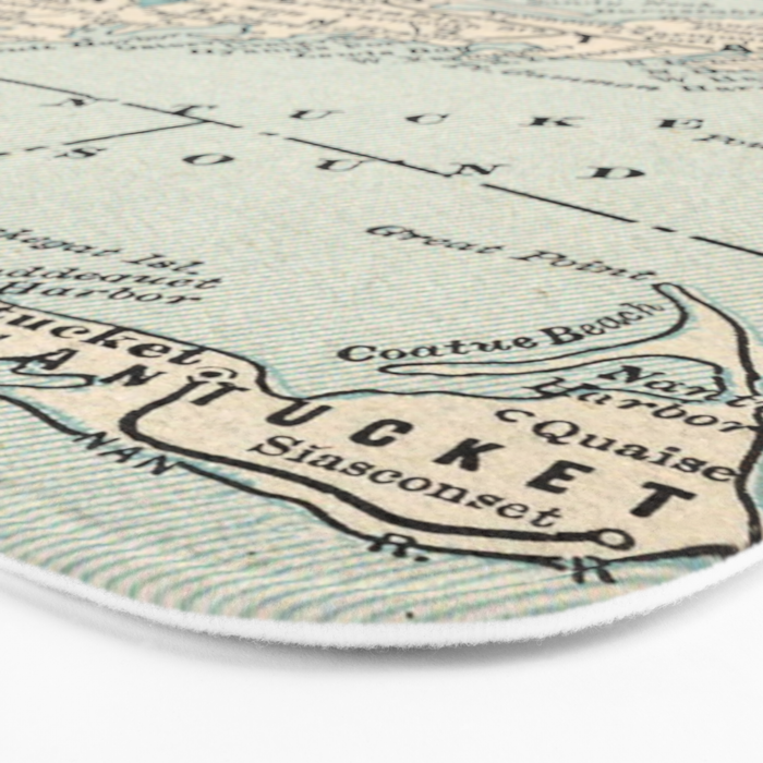 Vintage Cape Cod Map (1893) Bath Mat Gallery Image 3