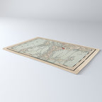 Vintage Cape Cod Map (1893) Rug Gallery Image 3