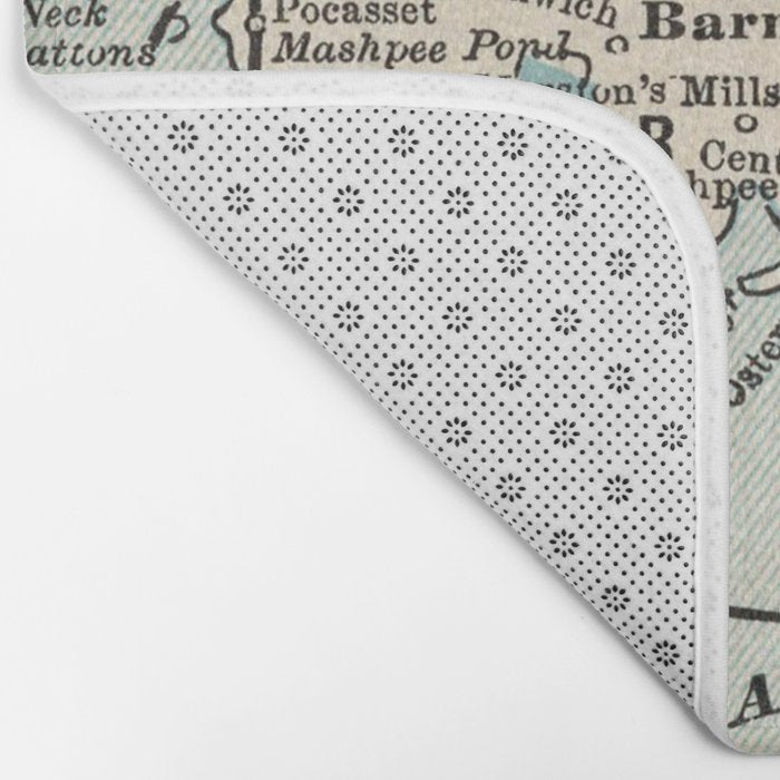 Vintage Cape Cod Map (1893) Bath Mat Gallery Image 2