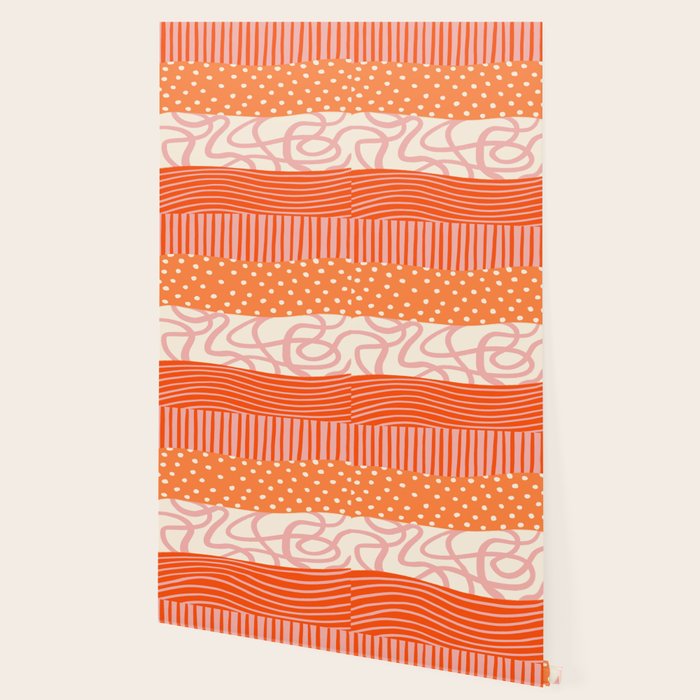 Peach Pattern Cake | PATTERN 08: The Retro Edition Wallpaper Gallery Image 2
