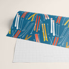 Colorful Ski Pattern Wrapping Paper Gallery Image 2