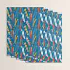 Colorful Ski Pattern Wrapping Paper Gallery Image 3
