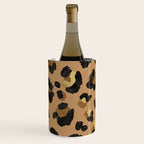 Leopard Print - Neutral & Gold Palette Wine Chiller Gallery Image 1
