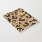 Leopard Print - Neutral & Gold Palette Notebook Gallery Image 2