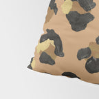Leopard Print - Neutral & Gold Palette Pillow Sham Gallery Image 4