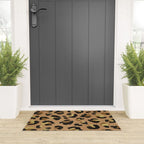 Leopard Print - Neutral & Gold Palette Welcome Mat Gallery Image 3