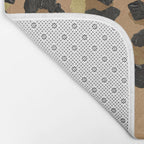 Leopard Print - Neutral & Gold Palette Bath Mat Gallery Image 2