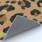 Leopard Print - Neutral & Gold Palette Rug Gallery Image 4