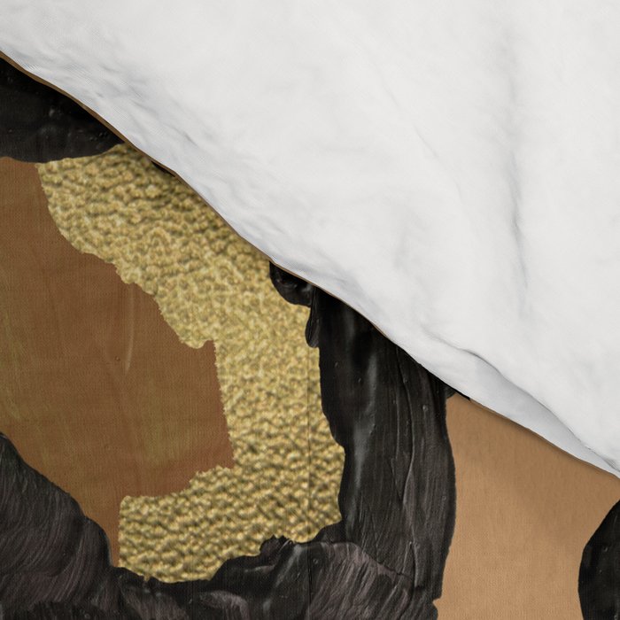 Leopard Print - Neutral & Gold Palette Comforter Gallery Image 4