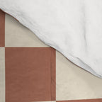 Smiley Face & Checkerboard (Milk Chocolate Colors) Comforter Gallery Image 4