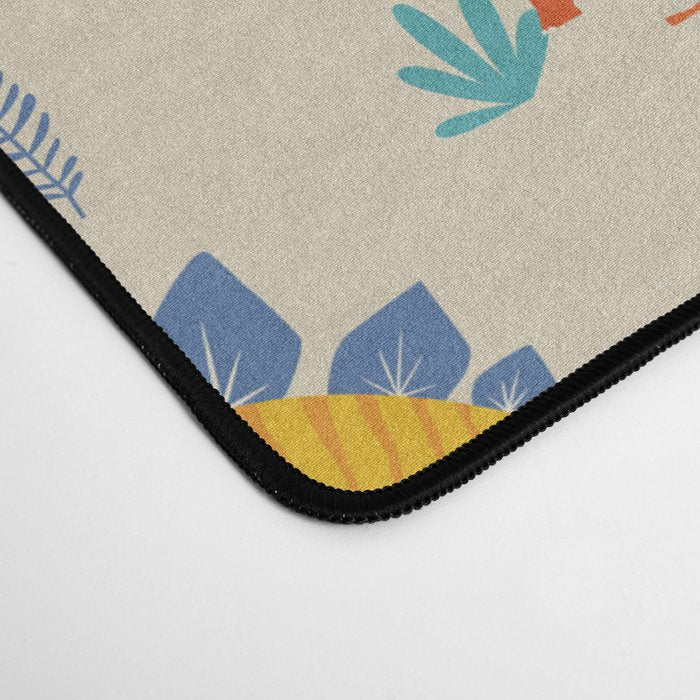 Jurassic Dinosaurs in Primary Colors Desk Mat Gallery Image 4