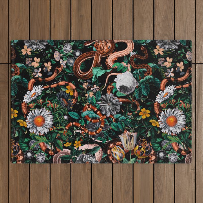 Dangers in the Forest V Outdoor Rug Gallery Image 1