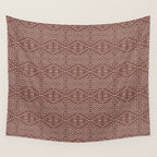 BOHO TILE CLAY Wall Tapestry Gallery Image 4
