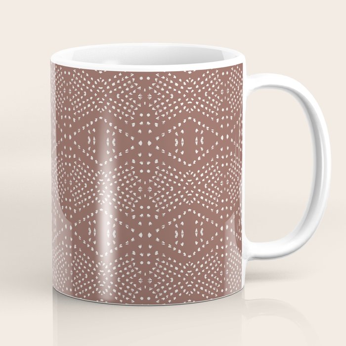 BOHO TILE CLAY Coffee Mug Gallery Image 1