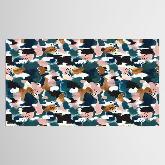 Brush Stroke Abstract Tablecloth Gallery Image 2
