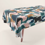 Brush Stroke Abstract Tablecloth Gallery Image 1
