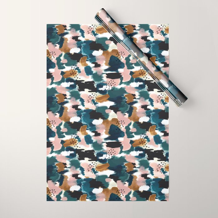 Brush Stroke Abstract Wrapping Paper Gallery Image 1