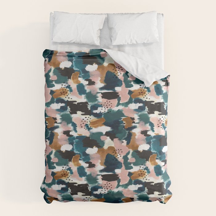 Brush Stroke Abstract Duvet Cover Gallery Image 1