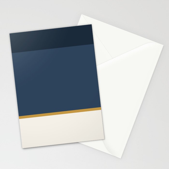 Contemporary Color Block XXXVI Stationery Card Gallery Image 2