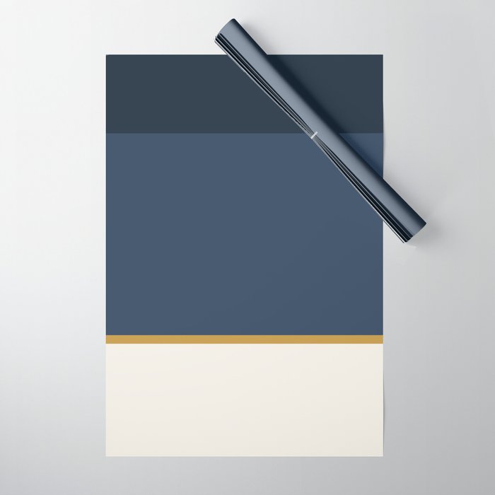 Contemporary Color Block XXXVI Wrapping Paper Gallery Image 1