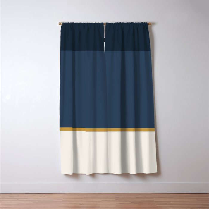 Contemporary Color Block XXXVI Window Curtain Gallery Image 3