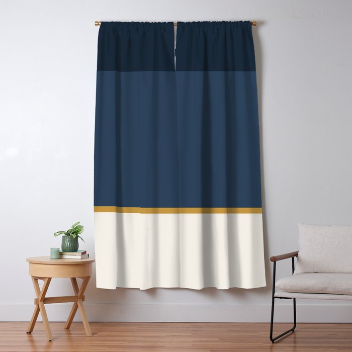 Contemporary Color Block XXXVI Window Curtain Gallery Image 5