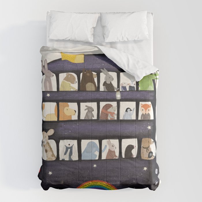 the rainbow bus Comforter Gallery Image 6
