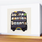 the rainbow bus Wall Mural Gallery Image 2