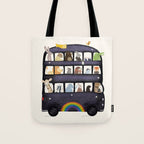 the rainbow bus Tote Bag Gallery Image 1