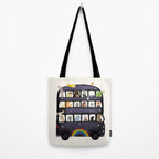 the rainbow bus Tote Bag Gallery Image 2