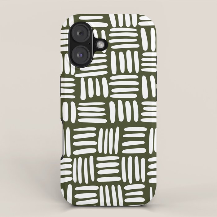 Boho (Olive Green) iPhone Case Gallery Image 1