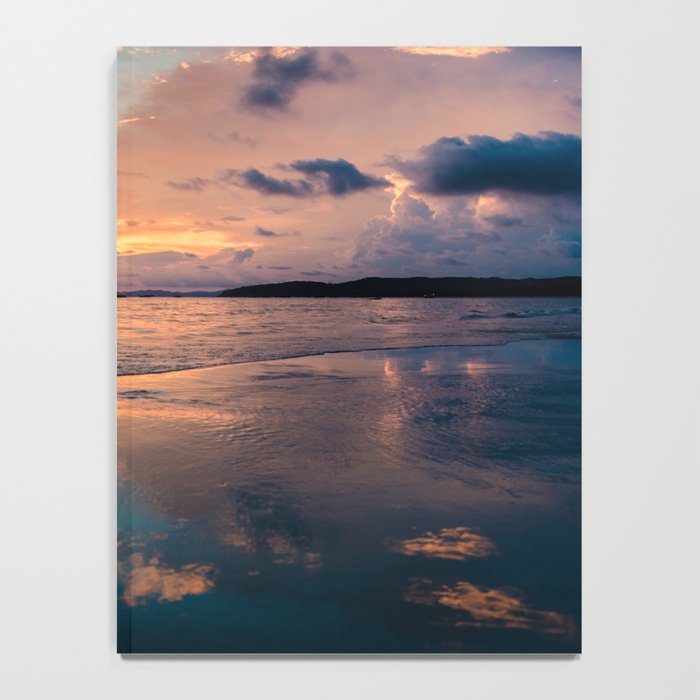 Beautiful Summer Beach Sunset Reflection Notebook Gallery Image 4