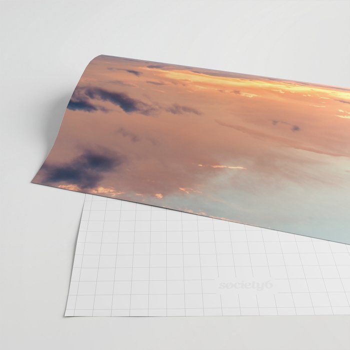 Beautiful Summer Beach Sunset Reflection Wrapping Paper Gallery Image 2