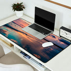 Beautiful Summer Beach Sunset Reflection Desk Mat Gallery Image 2