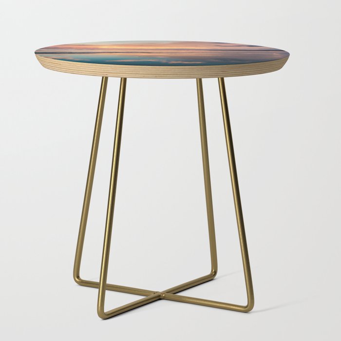 Beautiful Summer Beach Sunset Reflection Side Table Gallery Image 1