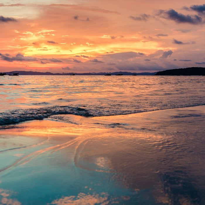 Beautiful Summer Beach Sunset Reflection Coffee Mug Gallery Image 2