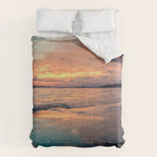 Beautiful Summer Beach Sunset Reflection Comforter Gallery Image 6