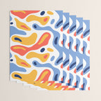 Colorful abstract organic shape art pattern Wrapping Paper Gallery Image 3