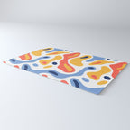 Colorful abstract organic shape art pattern Rug Gallery Image 3