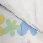 Colorful pastel flower art pattern Comforter Gallery Image 4