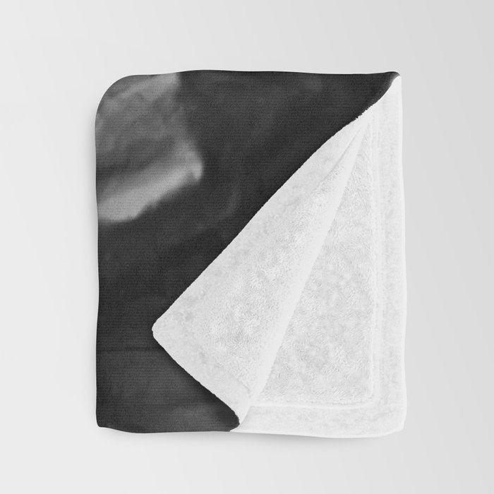 Nuns smoking black and white photograph - photography - photographs portrait for home and wall decor Throw Blanket Gallery Image 3