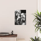 Nuns smoking black and white photograph - photography - photographs portrait for home and wall decor Poster Gallery Image 2