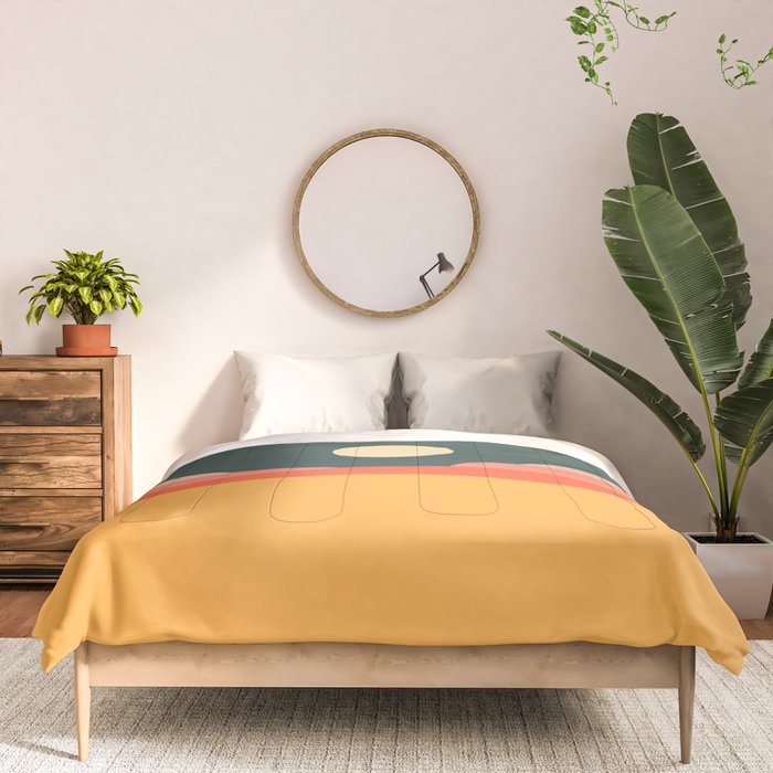 Geometric Landscape 14 Comforter Gallery Image 3