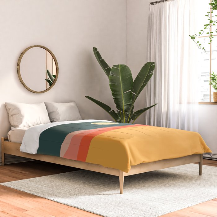 Geometric Landscape 14 Comforter Gallery Image 2